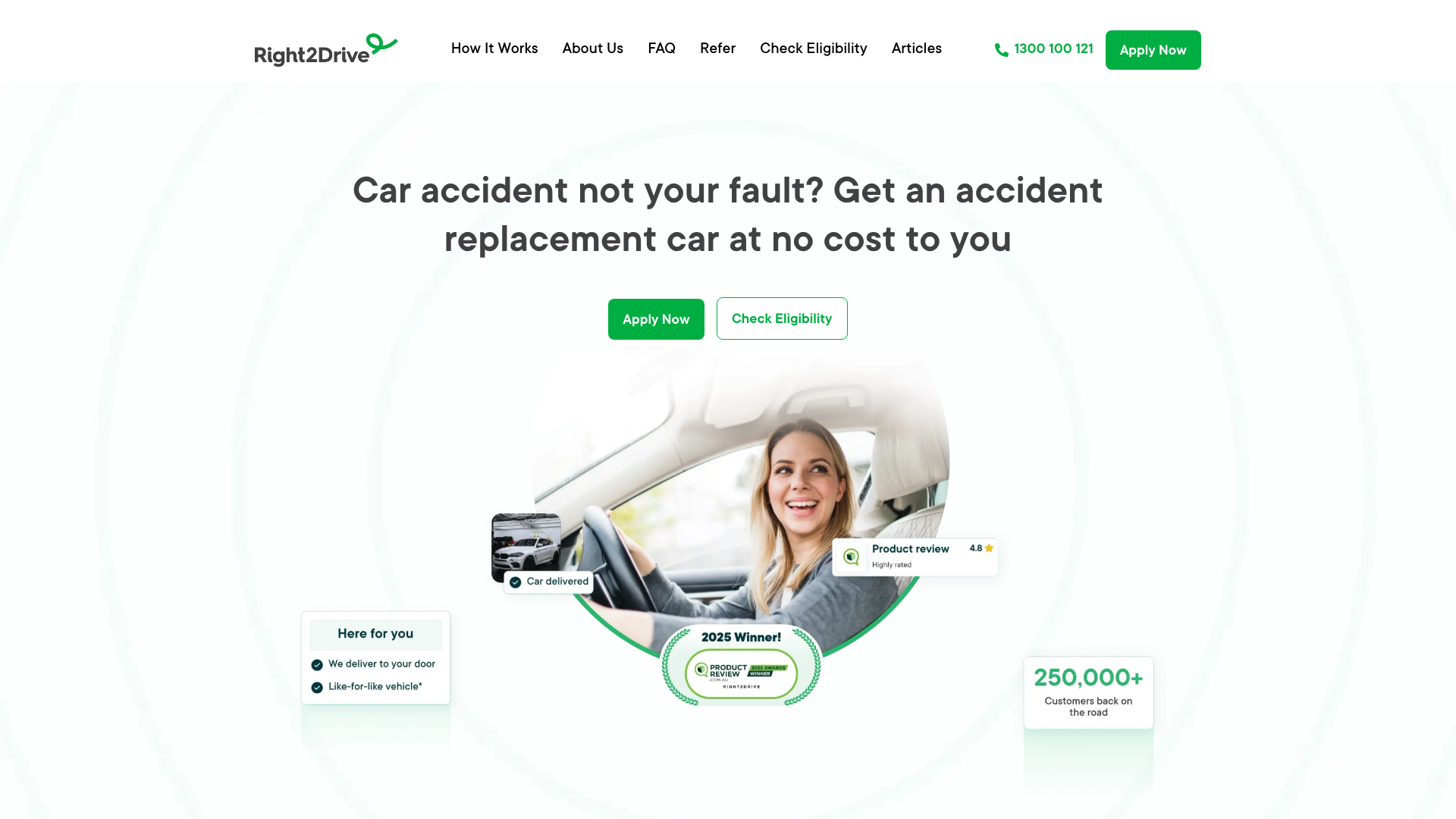Right2Drive homepage